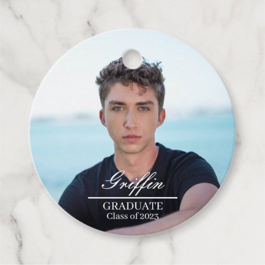 ガイ・グラーモダンド大学院カスタム写真 フェイバータグ (正面)