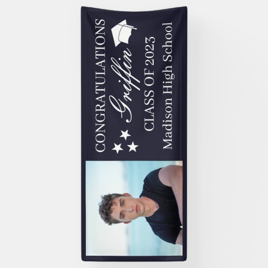 ガイ・グラーモダンド大学院カスタム写真 横断幕 (縦)