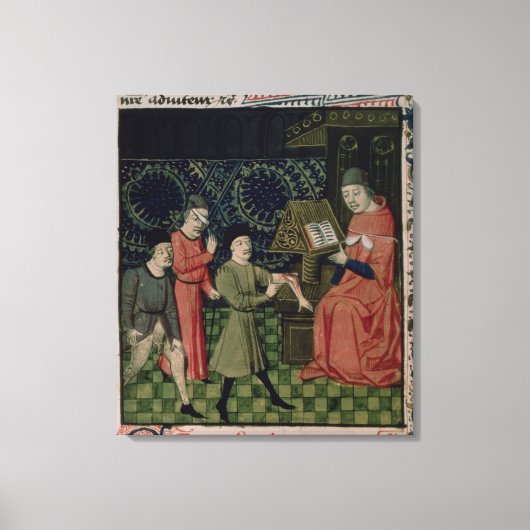 ガイ・ド・ショーリアックによる外科医の診療所 キャンバスプリント (正面)