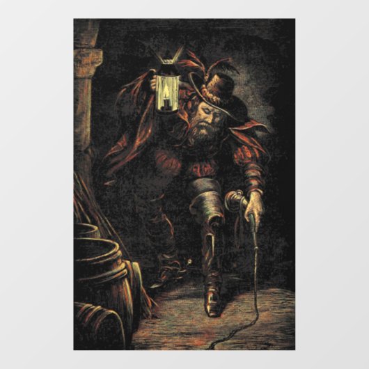 ガイ・フォークス：火薬計画と反逆 ウィンドウサイン (シート)