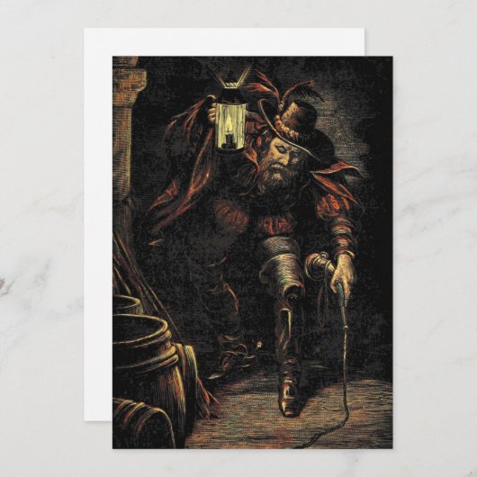 ガイ・フォークス:火薬計画と反逆 招待状 (正面/裏面)