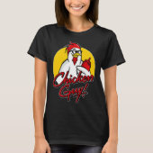 ガイFieriチキンガイGuy Fieri Chick Tシャツ (正面)