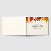 ガウアッシュ紅葉秋の結婚式 ゲストブック (全面)