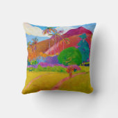 ガウギン・タヒアン・ランドスケープ クッション (裏面)