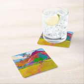 ガウギン・タヒアン・ランドスケープ スクエアペーパーコースター (インサイチュ)