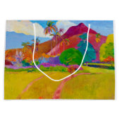 ガウギン・タヒアン・ランドスケープ ラージペーパーバッグ (正面)