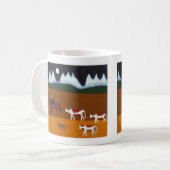 ガウショスおよび彼の牛2006年 コーヒーマグカップ (正面左)