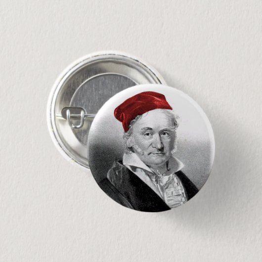 ガウス 缶バッジ (正面&裏面)