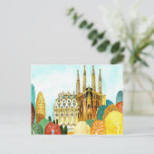 ガウディのバルセロナ。 ポストカード (スタンド正面)