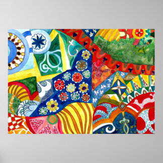 ガウディのベンチ2. ポスター