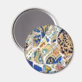 ガウディイエロータイル磁石 マグネット (正面/裏面)