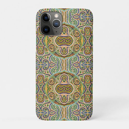 ガウディインスパイアモザイクパターン – カラフル抽象芸術 Case-Mate iPhoneケース (裏)