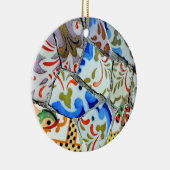 ガウディズパークグエルモザイクタイルセラミックオーナメント セラミックオーナメント (右)