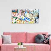 ガウディズパークグエルモザイクタイル キャンバスプリント (インサイチュ (リビング))