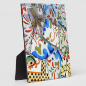 ガウディズパークグエルモザイクタイル フォトプラーク (側面)