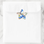 ガウディズパークグエルモザイクタイル 星シール (バッグ)