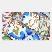 ガウディズパークグエルモザイクタイル 長方形シール (正面)