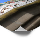 ガウディズパークゲールのモザイク柵 ポスター (角)