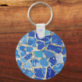 ガウディモザイクスと油Touch キーホルダー (正面)