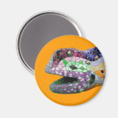 ガウディリザードモザイク頭 マグネット (正面/裏面)