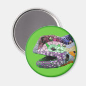 ガウディリザードモザイク頭 マグネット (正面/裏面)