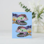 ガウディリザード頭部モザイク ポストカード (スタンド正面)