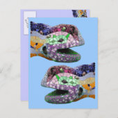 ガウディリザード頭部モザイク ポストカード (正面/裏面)