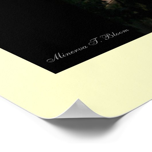 ガウディ大聖堂の眺め ポスター (角)