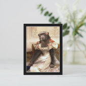 ガウンに素敵なチンプ ポストカード (スタンド正面)