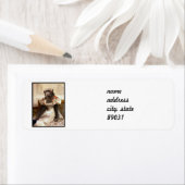 ガウンに素敵なチンプ ラベル (インサイチュ)