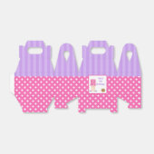 ガウンのパジャマとパンケーキのパーティー フェイバーボックス (折り畳みなし)