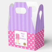 ガウンのパジャマとパンケーキのパーティー フェイバーボックス (オープン)