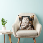 ガウンのリーガル猫 クッション (椅子)