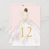 ガウンの花嫁マグノリア 招待状 (正面/裏面)