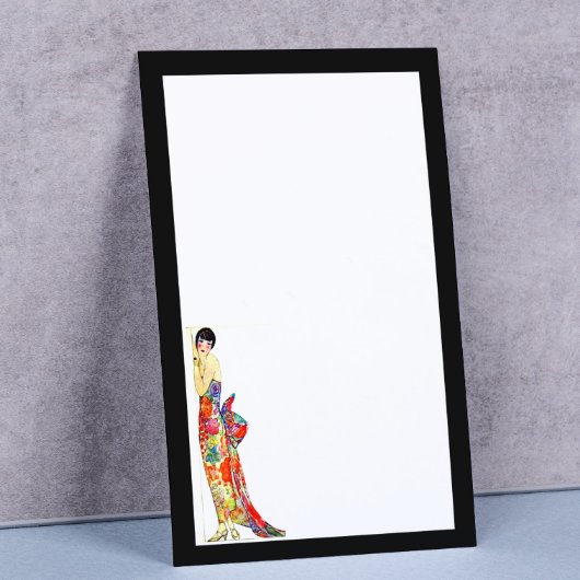 ガウンフォーマルの婦人 便箋