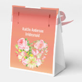 ガウンフォーマルブライドメイド🎀メイド・オブ・オーナー(花嫁付き添い人) フェイバーボックス (裏面サイド)