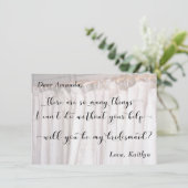 ガウン結婚の写真を撮ってくれるか？ 招待状 (スタンド正面)