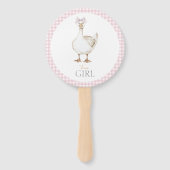 ガウ間抜けスお洒落の男の子または女の子の性別が明らかになる ハンドファン (裏面)