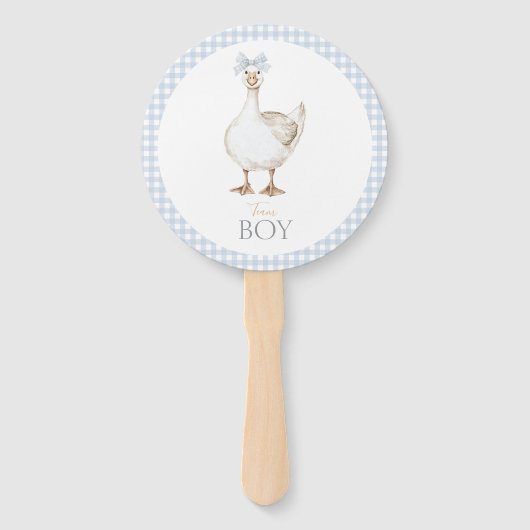 ガウ間抜けスお洒落の男の子または女の子の性別が明らかになる ハンドファン (正面)