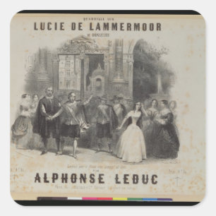 ガエターノ・ドニゼッティ著ルシアde Lammermoor' スクエアシール