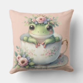 ガエルお洒落インフローラ茶碗 クッション (裏面)