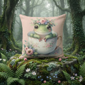 ガエルお洒落インフローラ茶碗 クッション