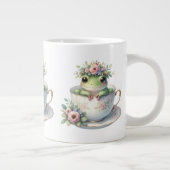 ガエルお洒落インフローラ茶碗 ジャンボコーヒーマグカップ (右)