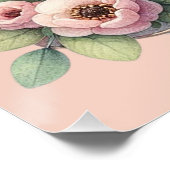 ガエルお洒落インフローラ茶碗 ポスター (コーナー)