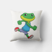 ガエルがランナランニングーズ クッション (裏面)