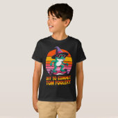 ガエルの皮肉を出すおもしろいために行く Tシャツ (正面フル)