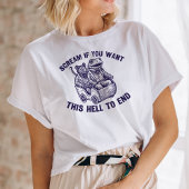 ガエルもしネズミが欲しいおもしろいと叫ぶ Tシャツ