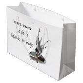 ガエル付きボーイレインフェアリー抱き枕 ラージペーパーバッグ (裏面アングル)