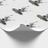 ガエル巻き付きボーイレインフェアリー紙 ラッピングペーパー (角)