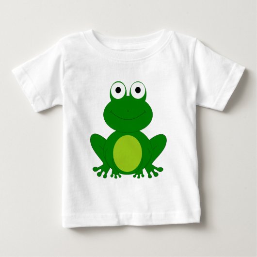 ガエル魅力的ガエル ベビーTシャツ (正面)